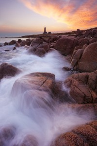 Lever de soleil au Cap Lévi, Cap de la Hague, Cotentin