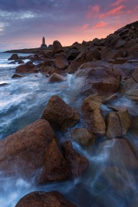 Lever de soleil au Cap Lévi, Cap de la Hague, Cotentin