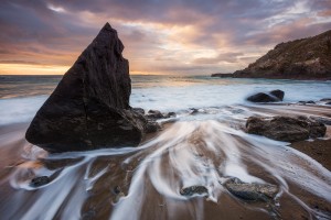 Anse de Culeron dans la Hague, Cotentin, Manche