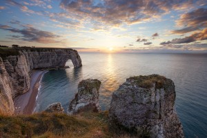etretat haute-normandie france paysage