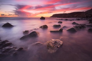 Baie des Fontenelles dans la Hague, Cotentin, Manche, Normandie