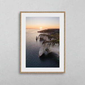 Les falaises d'Etretat au lever du jour